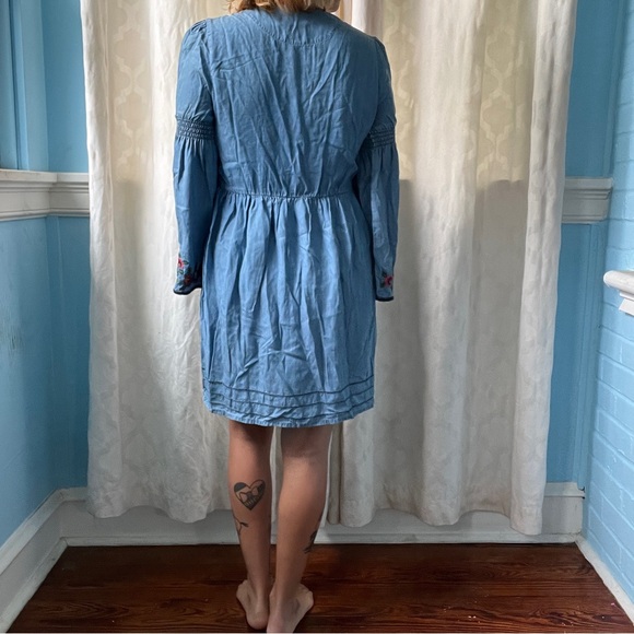 blu & blue [kid] gorgeous embroidered western dress size adult small [kids xxxl] - Picture 5 of 5